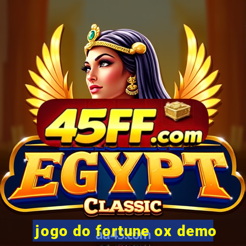 jogo do fortune ox demo